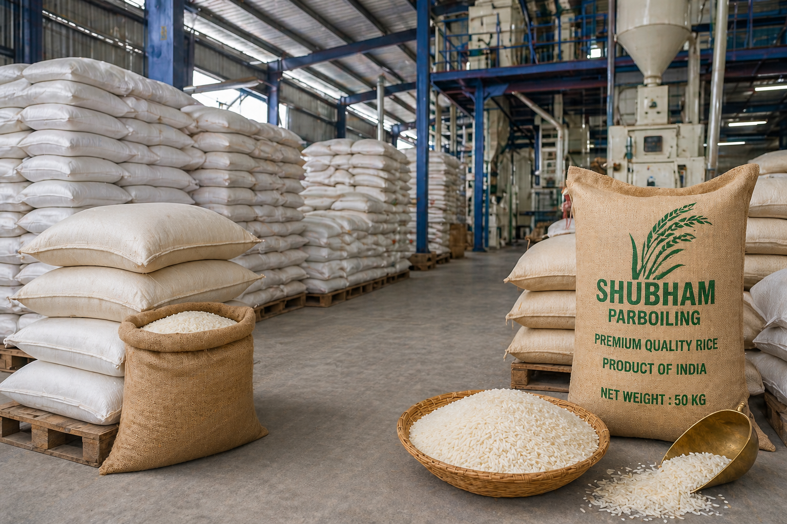 Shubham Parboiling facility