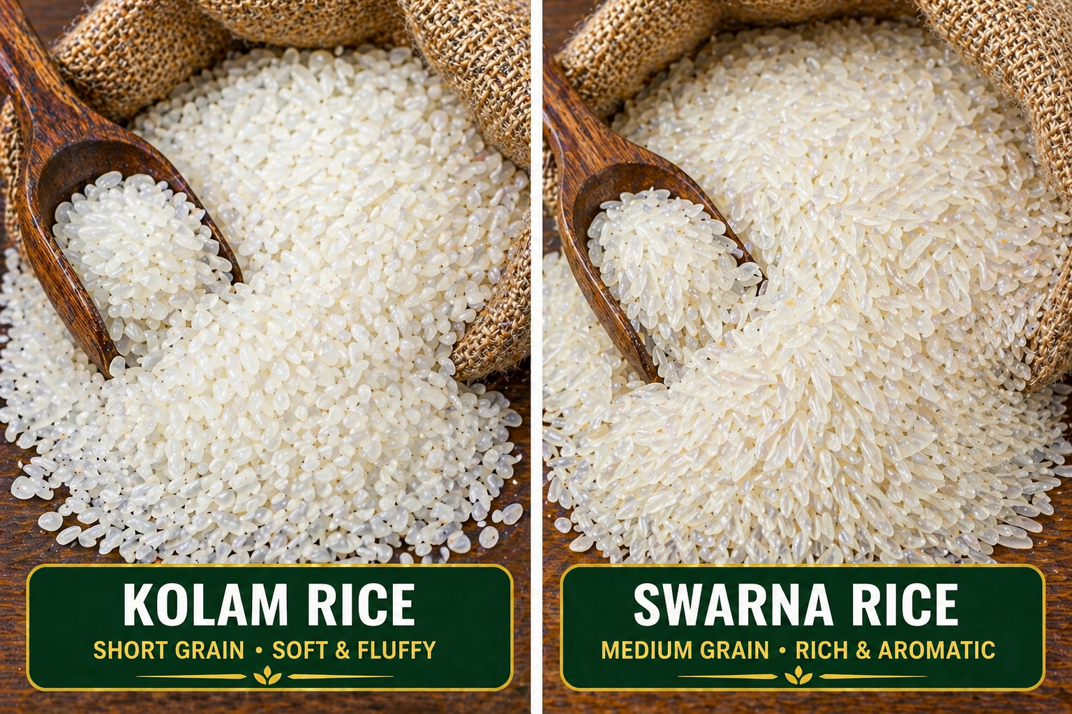 Kolam & Swarna Rice
